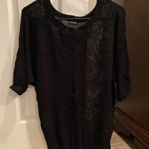 Black express shirt, size small